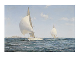 Americas Cup Premium Giclee Print by Montague Dawson
