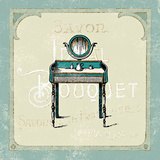 Parisean Bath III Prints by Sue Schlabach