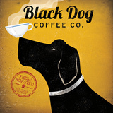 Black Dog Coffee Co. Poster von Ryan Fowler