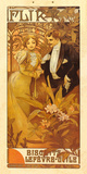Flirt Biscuits Premium Giclee Print by Alphonse Mucha