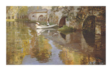 The Bridge at Grez, 1900 Premium Giclee Print by Sir John Lavery
