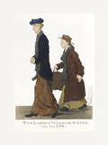 Two Ladies of Walham Avenue Premium Giclee-trykk av George Belcher