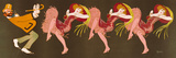 Chorus Girls I Premium Giclee Print by Edouard Bernard