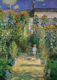 Claude Monet (Garden at Vetreuil) Art Poster Print Masterprint