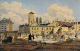 Anton Mayer (Munich, Maximilian and Lenbachplatz (formerly Dultplatz)) Art Poster Print Masterprint