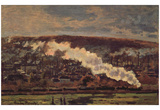 Claude Monet (The Train) Art Poster Print Prints