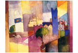 August Macke (Kairouan (III)) Art Poster Print Print