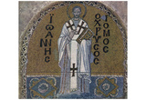 Byzantine Mosaizist of the 9th Century (Mosaics in the Hagia Sophia, Szene: St. John Chrysostom, Ar Posters