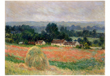 Claude Monet (Haystack Near Giverny) Art Poster Print Posters
