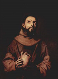José de Ribera (St. Francis of Assisi) Art Poster Print Masterprint