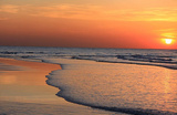 Ocean Sunset (Beach) Art Poster Print Masterprint