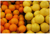 Fruit Stand (Oranges and Grapefruits) Art Poster Print Posters
