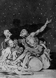 Francisco de Goya y Lucientes (Follow the "Caprichos," Sheet 71: If it begins to dawn, we continue) Masterprint