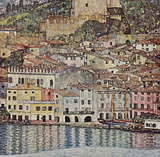 Gustav Klimt (Malcesine on Lake Garda) Art Poster Print Masterprint