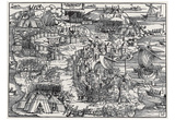 Hans Sebald Beham (Siege of Rhodes) Art Poster Print Prints