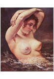 Gustave Courbet (The Bathers) Art Poster Print Posters