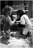 Beach Monkey Young Girl 1972 Archival Photo Poster Posters