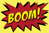Boom! Comic Pop-Art Art Print Poster Masterprint