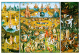 Hieronymus Bosch Garden of Earthly Delights Art Poster Print Prints