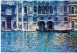 Claude Monet (Palazzo da Mula, Venice) Art Poster Print Poster