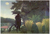 Henri Rousseau (Schlangenbeschworerin) Art Poster Print Posters