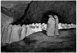 Gustave Doré (Illustration to Dante's "Divine Comedy," Inferno - Hypocrasy) Art Poster Print Prints