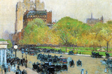 Childe Hassam Spring Morning in the Heart of the City Art Print Poster Masterprint