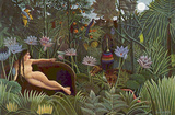 Henri Rousseau (The dream) Art Poster Print Photo