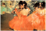 Edgar Degas Ballerine in Rosa Art Print Poster Posters