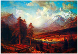 Albert Bierstadt Estes Park Art Print Poster Print