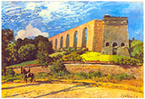 Alfred Sisley Aqueduct in Port Marly Art Print Poster Prints