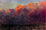 Albert Bierstadt Sunrise in The Sierras Art Print Poster Masterprint