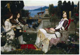 John William Waterhouse Saint Cecilia Art Print Poster Print