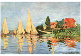 Claude Monet (Rigatta at Argenteuil) Art Poster Print Photo