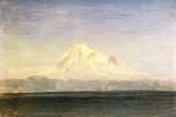 Albert Bierstadt Snowy Mountains in the Pacific Northwest Art Print Poster Masterprint
