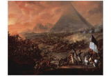 Francois-Louis-Joseph Watteau (The Battle of the Pyramids) Art Poster Print Poster