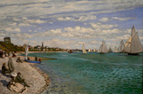 Claude Monet Regatta at Saint-Adresse Art Print Poster Masterprint