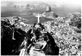 Christ the Redeemer Rio de Janeiro Archival Photo Poster Prints