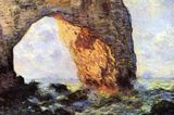 Claude Monet The Cliff at Etretat Art Print Poster Masterprint