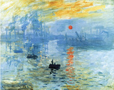 Claude Monet Impression Sunrise 1872 Art Poster Print Photo