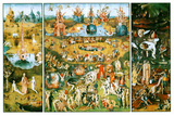 Hieronymus Bosch Garden of Earthly Delights Art Poster Print Masterprint