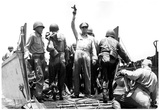 General Douglas MacArthur on Boat Archival Photo Poster Print Poster