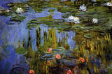 Claude Monet Water-Lilies 3 Art Print Poster Masterprint