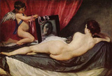 Diego Velazquez (Venus with Mirror (Rokeby Venus)) Art Poster Print Posters