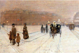 Childe Hassam An Urban Fairy Tale Land Art Print Poster Masterprint