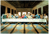 Last Supper Art Print Poster Jesus Christ Leonardo da Vinci Prints