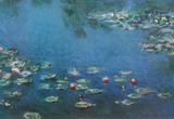 Claude Monet (Water Lilies in Pond) Art Poster Print Masterprint