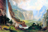 Albert Bierstadt Half Dome in Yosemite Art Print Poster Masterprint