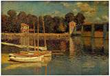 Claude Monet (Bridge at Argenteuil) Art Poster Print Posters
