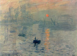 Claude Monet (Impression, Sunrise) Art Poster Print Masterprint